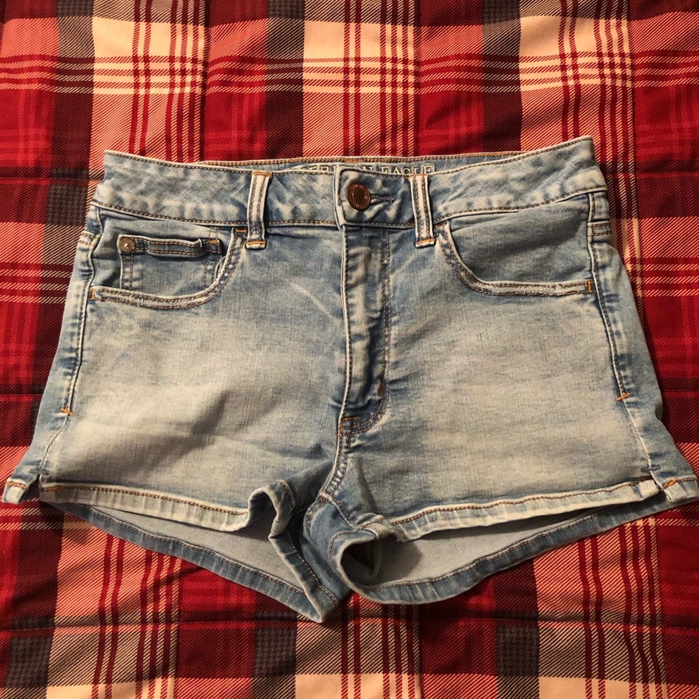 American Eagle High-Rise Shortie Shorts